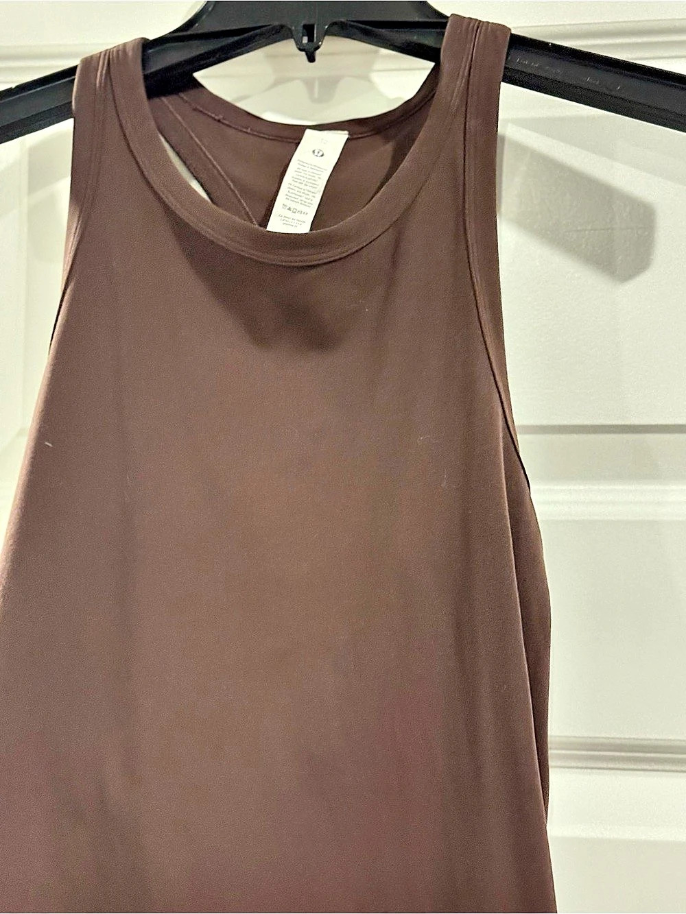 lululemon Align Waist-Length Racerback Tank Top Brown Size 10